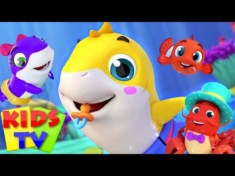 New Baby Shark Song | Mommy Shark | Five Little Sharks | More Nursery Rhymes & Baby Songs - Kids Tv