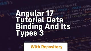 Download the video "Angular 17 tutorial data binding and its types 3"