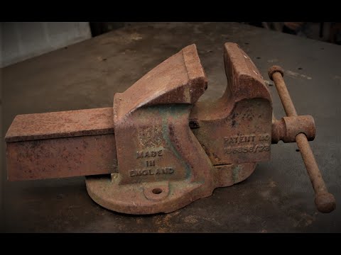 Can i save a vise from the scrap yard? Restoration project