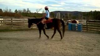 Layla riding Impish Iron