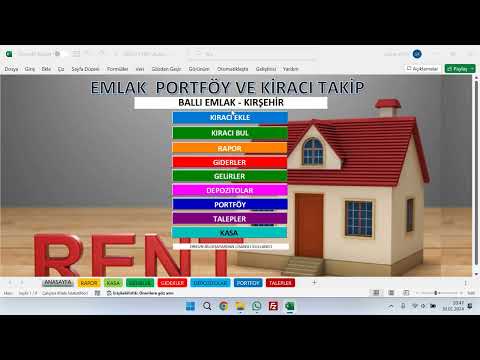 Kiracı Takip ve Emlak Portföy Programı Tanıtım