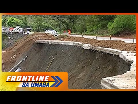 Kalsada sa isang barangay sa Davao, 'di madaanan dahil sa landslide | Frontline sa Umaga