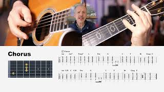 Hello - Lionel Richie Guitar Lesson with Pro Tabs (Solo &amp; Chords)