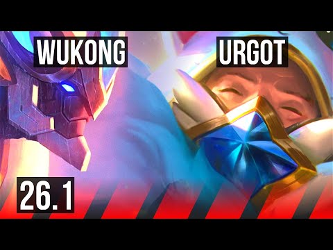 WUKONG vs URGOT (TOP) | EUNE Challenger | 26.1