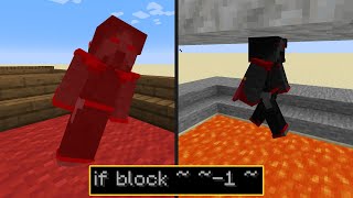 How To Detect When A Player Is Standing On A Block In Minecraft || Insta Kill Or Launch Pad