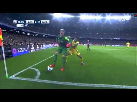 Ter Stegen dribble Barcelona vs BATE 04/11/2015