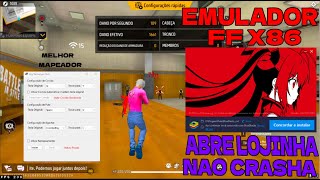 EMULADOR ATUALIZADO + NOVO MAPEADOR ✅FREE FIRE X86✅ MELHOR PARA PC FRACO⚡FF OTIMIZADO+INSTALAÇÃO ✅🎉