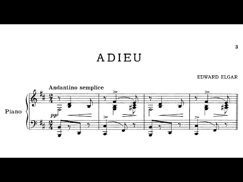 Edward Elgar | Adieu