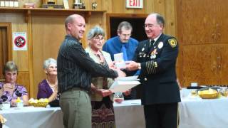 preview picture of video 'Mill Village Volunteer Fire Department Annual Awards Dinner, June 2, 2012'