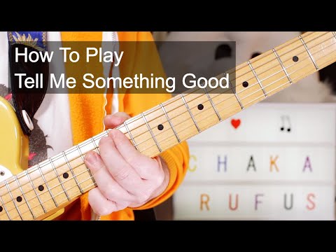 'Tell Me Something Good' Rufus & Chaka Khan Guitar Lesson