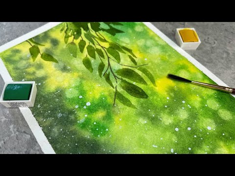 Creating an Enchanted Watercolor Bokeh Forest 🤩