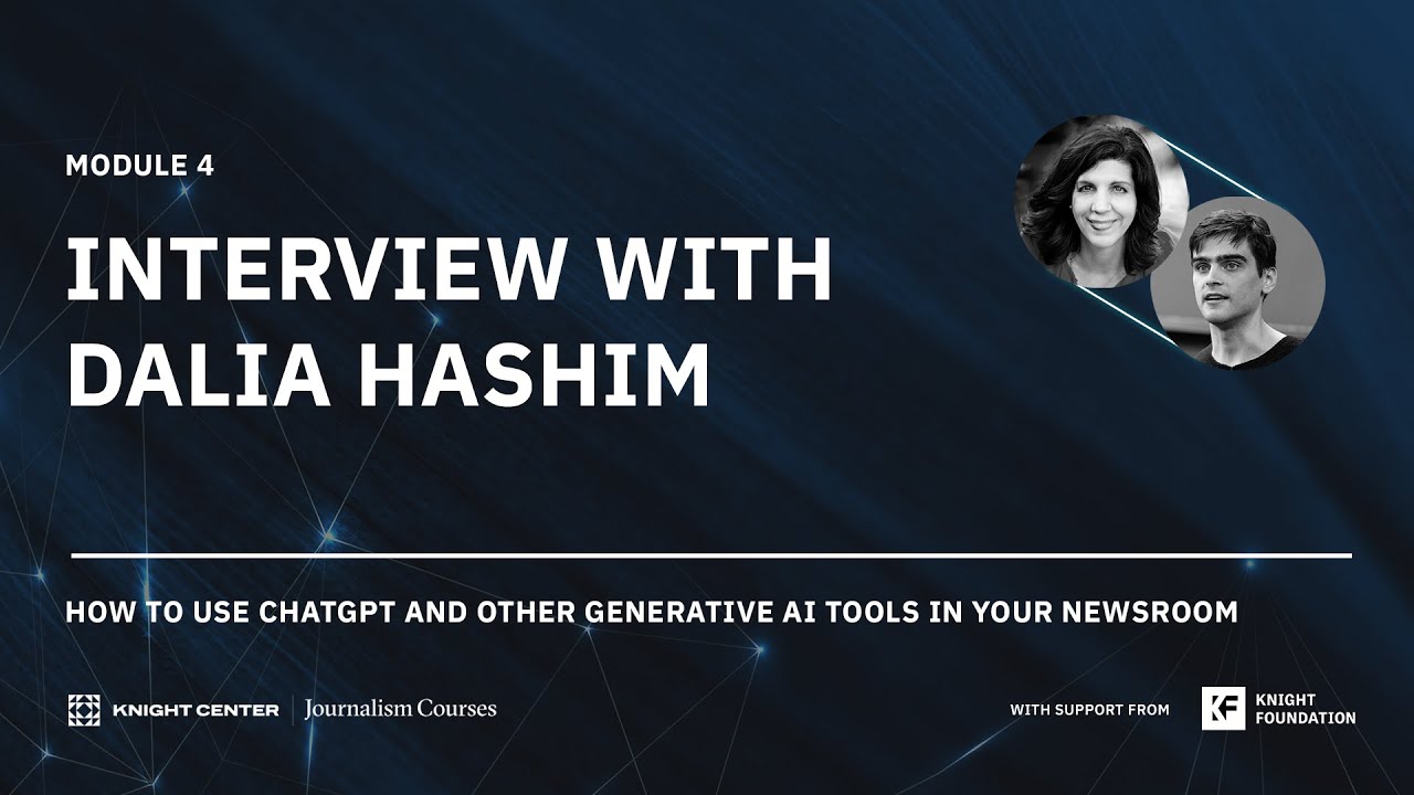 Interview with Dalia Hashim | Module 4