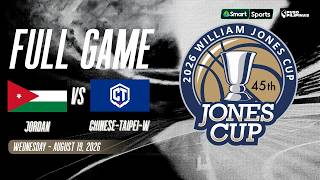 45th William Jones Cup 2026 Men’s Basketball Tournament  JOR vs. CT-W