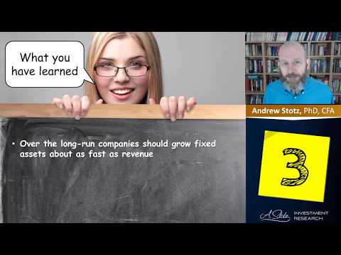 Mistake #3 Growing fixed assets slower than revenue | 9 Valuation mistakes Video