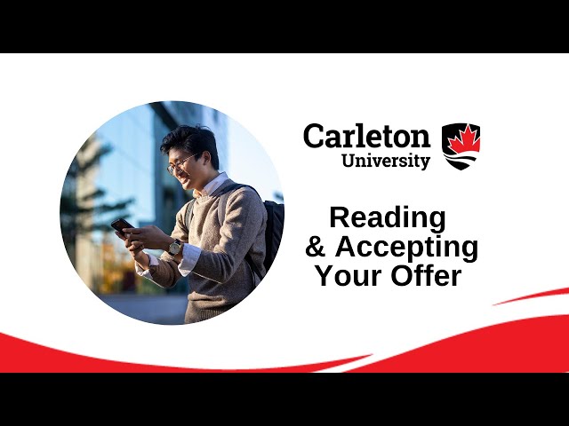Watch Video: Reading and Accepting Your Offer – for International Students (Undergraduate)