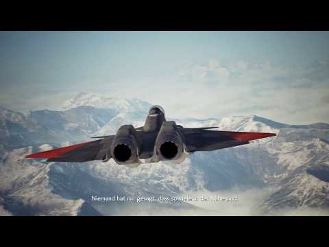 ACE COMBAT 7: Mission 09 - Faceless Soldier, Waiapolo Mountains (Schwer) | X-02S Strike Wyvern