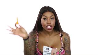 Trina Rap Snacks Honeydew Cheese Puffs Taste Test and Honest Review by Chanel Ayana