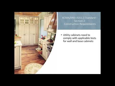 KCMA ONLINE CEU COURSE: Kitchen & Vanity Cabinets Certification Programs