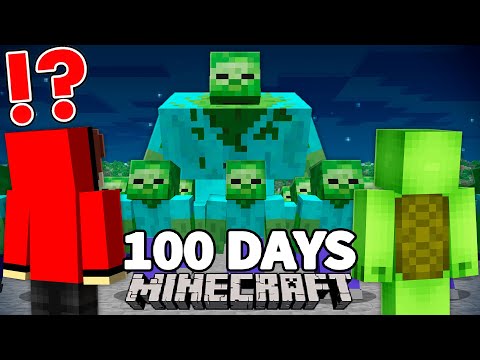 Surviving 100 Days of Zombies in Minecraft