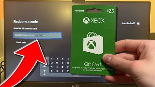 How to REDEEM Xbox Gift Card Code Full Guide! (Add Money on Xbox)