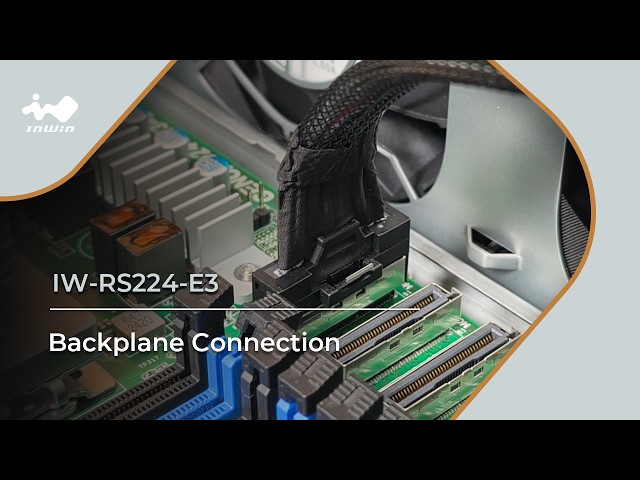 InWin IW-RS224-E3 Backplane Connection