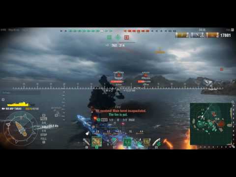 World of Warships 0.5.14.1: ARP Takao Battle 01
