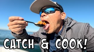 This new Fishing Youtuber @outherefishing is BLOWING UP!!! [Catch & Cook]