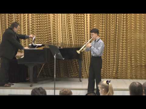 Jan Martínek trubka - třídní předehrávky ZUŠ Krnov