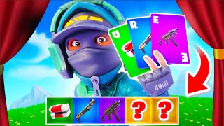 FORTNITE CARDS DECIDE MY GAME!