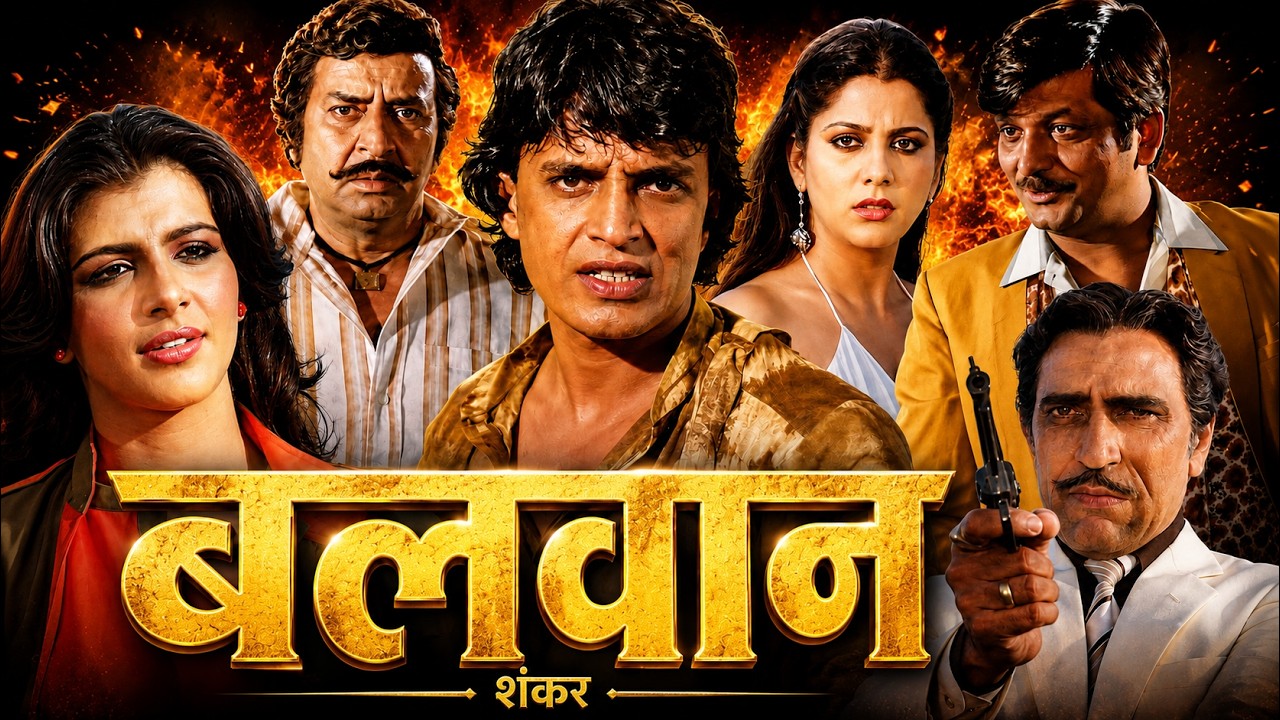 BALWAN SHANKAR (HD) - MITHUN CHAKRABORTY - ANITA RAJ - AMRISH PURI - HINDI MOVIE KARMYUDH