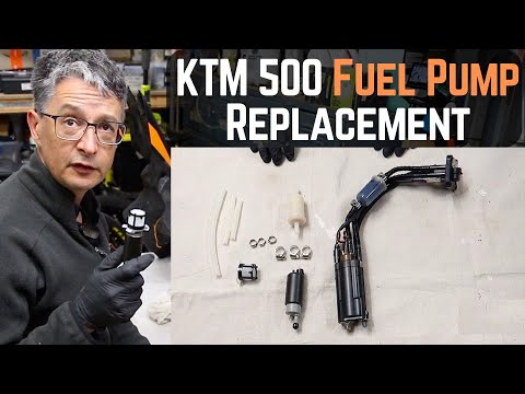 Fuel pump replacement, KTM 500 EXC-F