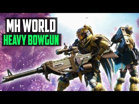 Heavy Bowgun In Depth Gameplay | IS IT GOOD? Monster Hunter World Weapon Types Gameplay