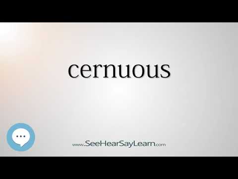 cernuous - Smart & Obscure English Words Defined 🗣🔊