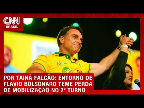 Entorno de Flávio Bolsonaro teme perda de mobilização no 2º turno | BASTIDORES CNN