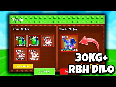 OMG🤯 I Got 30kg+ Rainbow Hatch DILOPHOSAURUS - In Grow a Garden !!