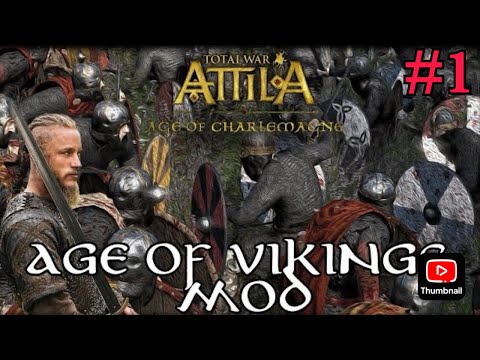 ENGLAND SHALL FALL! Total War: Attila - The Age of Vikings Mod Campaign - Danelaw #1