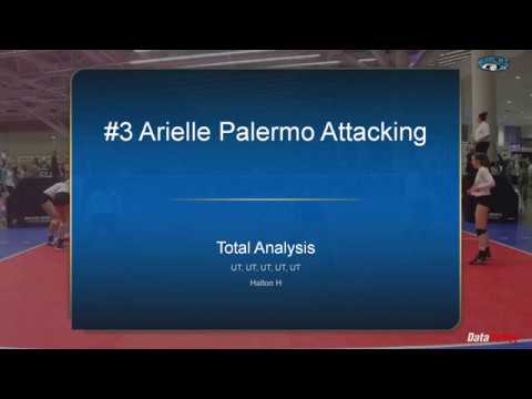 2017-01-21 JVA Rock n Rumble - #3 Arielle Palermo Highlights