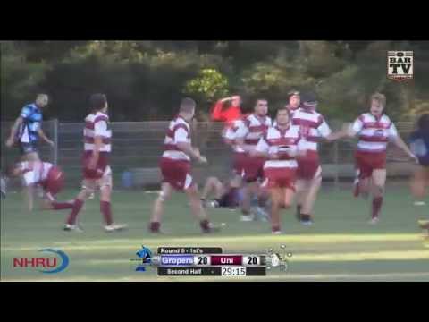 NHRU Round 4 - Nelson Bay v University Highlights