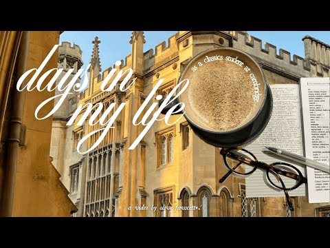 cambridge days and ancient essays