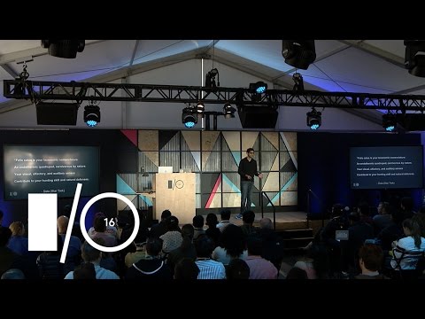 Machine learning is not the future - Google I/O 2016