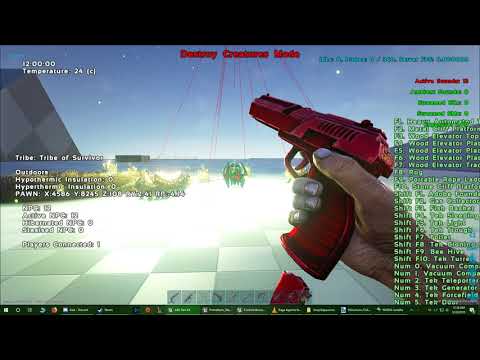 Ark Mod: Simple Spawners - Gun Testing