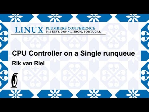 LPC2019 - CPU controller on a single runqueue