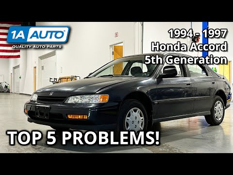 Top 5 Problems Honda Accord Sedan 1994-1997 5th Generation