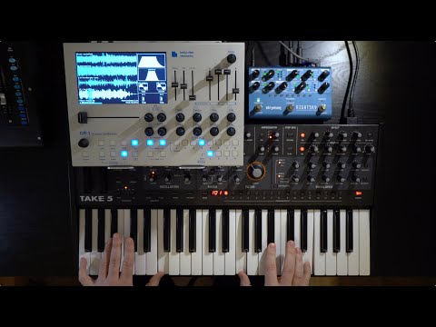 Ambient jam with the Tasty Chips GR-1, Sequential Take 5, and Strymon NightSky