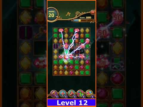 Jewel Castle classical Match 3 Puzzles Game Level 12