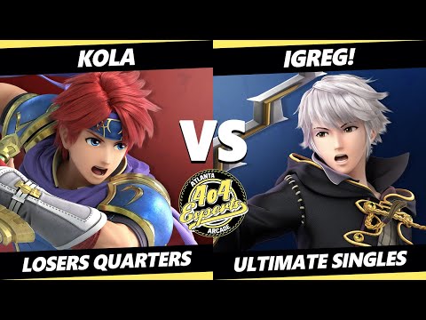 4o4 Smash Night 52 Losers Quarters - Kola (Roy) Vs. iGreg! (Robin) SSBU Ultimate Tournament