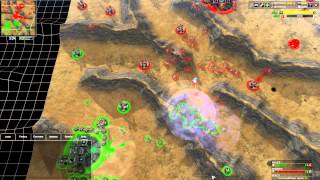 Evolution RTS v6 32  Godde vs FlopFlop on Badlands   Game 1