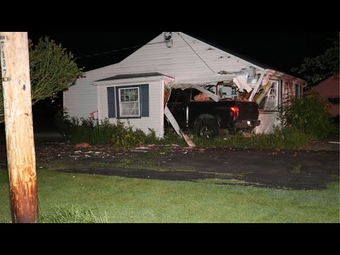 21-year-old crashes into home in the Town of Wheatfield