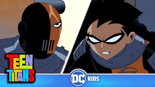 Robin & Slade's EPIC Battle! ⚔️  | Teen Titans | @dckids