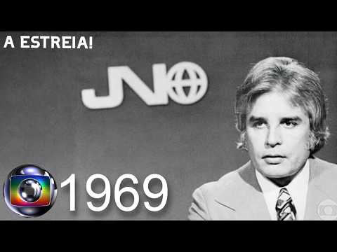 Globo Network's programming schedule for the premiere of Jornal Nacional in 1969.